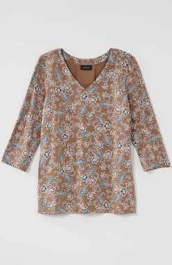 Wearever V-Neck Ballet-Sleeve Top | Jjill