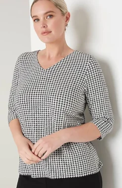 Wearever V-Neck Ballet-Sleeve Top | Jjill