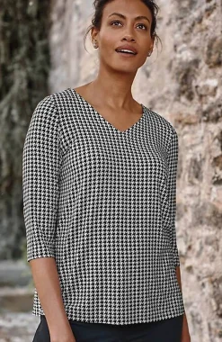 Wearever V-Neck Ballet-Sleeve Top | Jjill