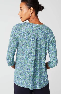Wearever V-Neck Ballet-Sleeve Top | Jjill