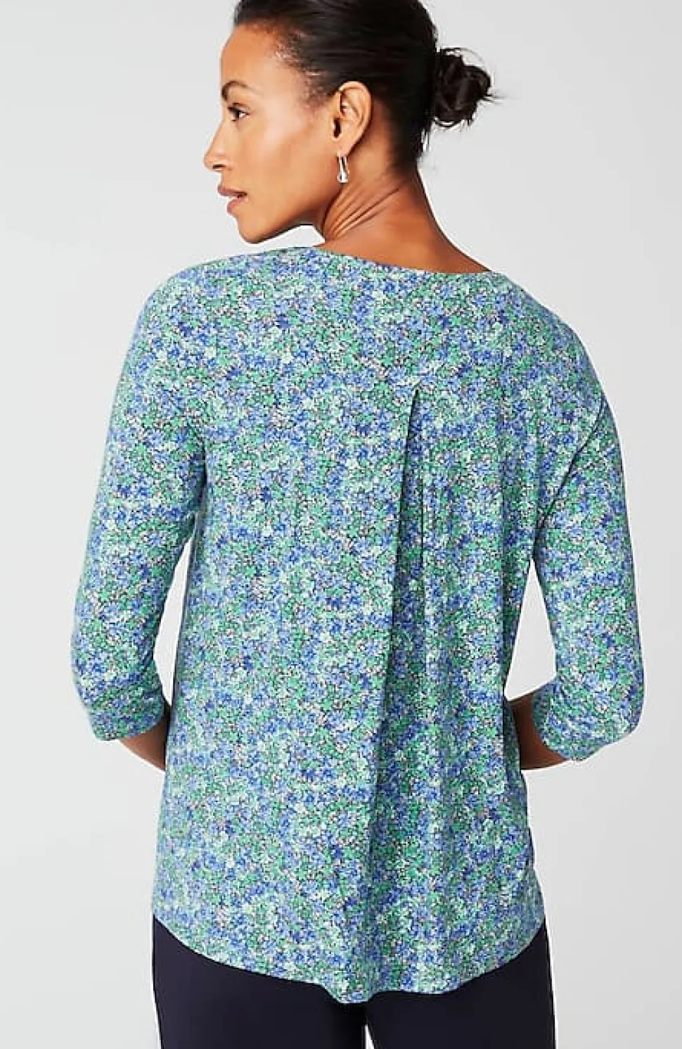 Wearever V-Neck Ballet-Sleeve Top | Jjill