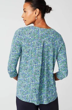 Wearever V-Neck Ballet-Sleeve Top | Jjill