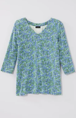Wearever V-Neck Ballet-Sleeve Top | Jjill