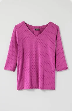 Wearever V-Neck Ballet-Sleeve Top | Jjill