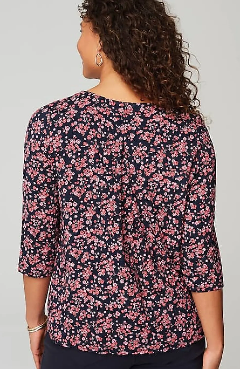 Wearever V-Neck Ballet-Sleeve Top | Jjill