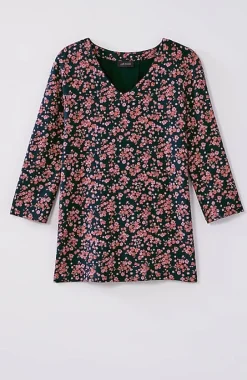 Wearever V-Neck Ballet-Sleeve Top | Jjill