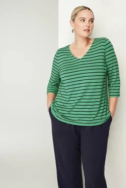 Wearever V-Neck Ballet-Sleeve Top | Jjill