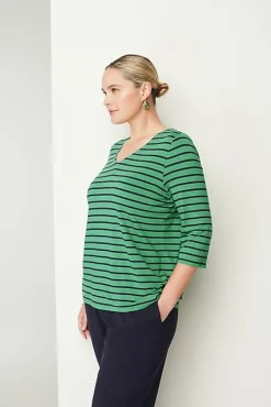 Wearever V-Neck Ballet-Sleeve Top | Jjill