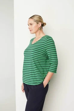 Wearever V-Neck Ballet-Sleeve Top | Jjill