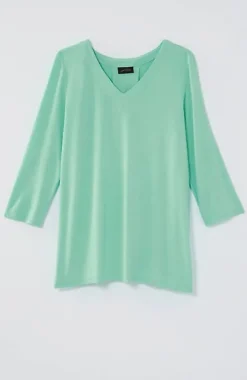 Wearever V-Neck Ballet-Sleeve Top | Jjill