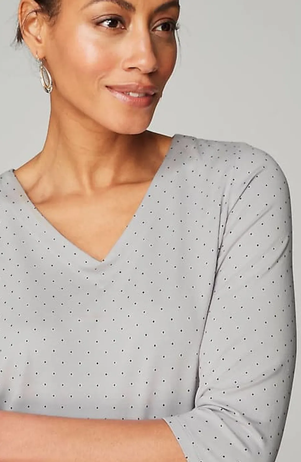 Wearever V-Neck Ballet-Sleeve Top | Jjill