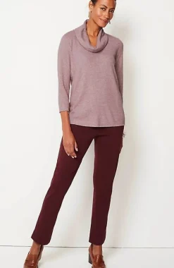 Wearever Waffle-Textured Cowl-Neck Top | Jjill