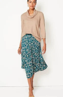 Wearever Waffle-Textured Cowl-Neck Top | Jjill