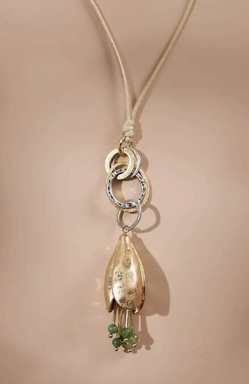 Windswept Petals Flower Pendant Necklace | Jjill