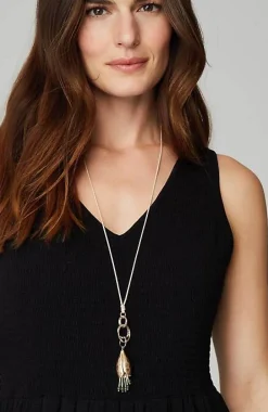 Windswept Petals Flower Pendant Necklace | Jjill