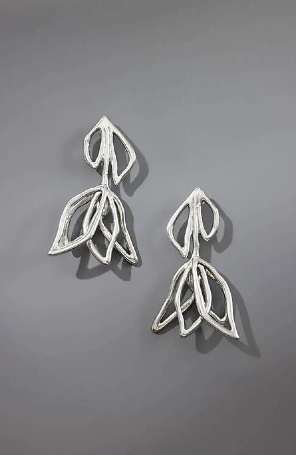 Windswept Petals Sculptural Flower Earrings | Jjill