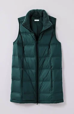 Zip-Front Down Puffer Vest | Jjill