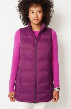 Zip-Front Down Puffer Vest | Jjill