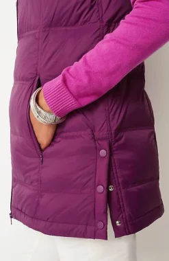 Zip-Front Down Puffer Vest | Jjill