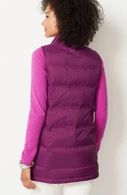 Zip-Front Down Puffer Vest | Jjill